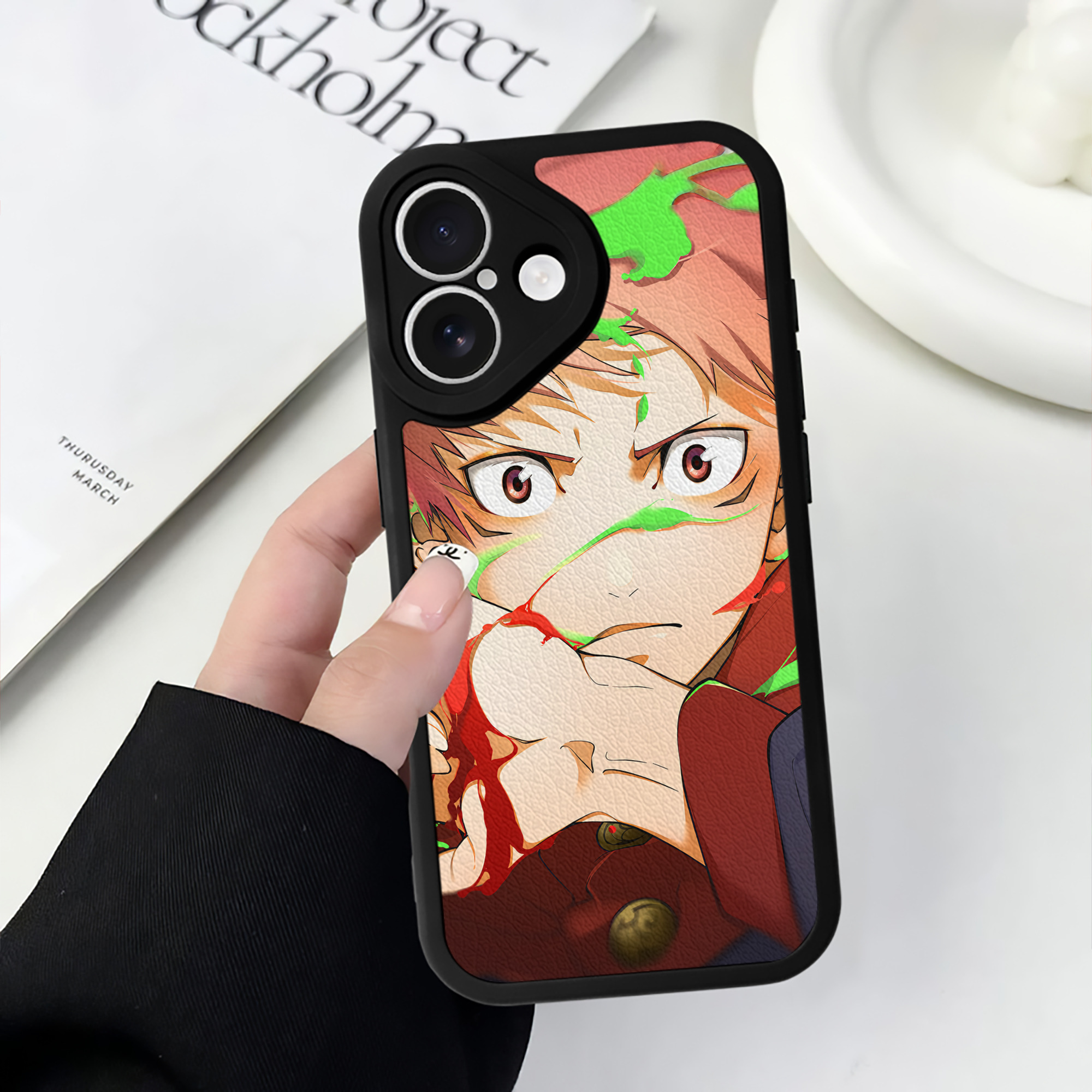 （画像用） SPY×FAMILY间谍家家酒 【iPhone 16シリーズ対応】シリコンスマホケース（レザー調） 材質：シリコン